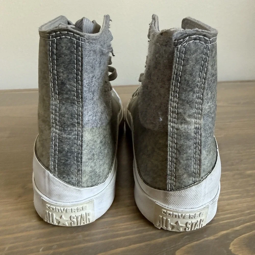 Converse Unisex Mens 5/Womens 7 Grey Chuck Taylor All Star Lunarlon Sole Sneaker
